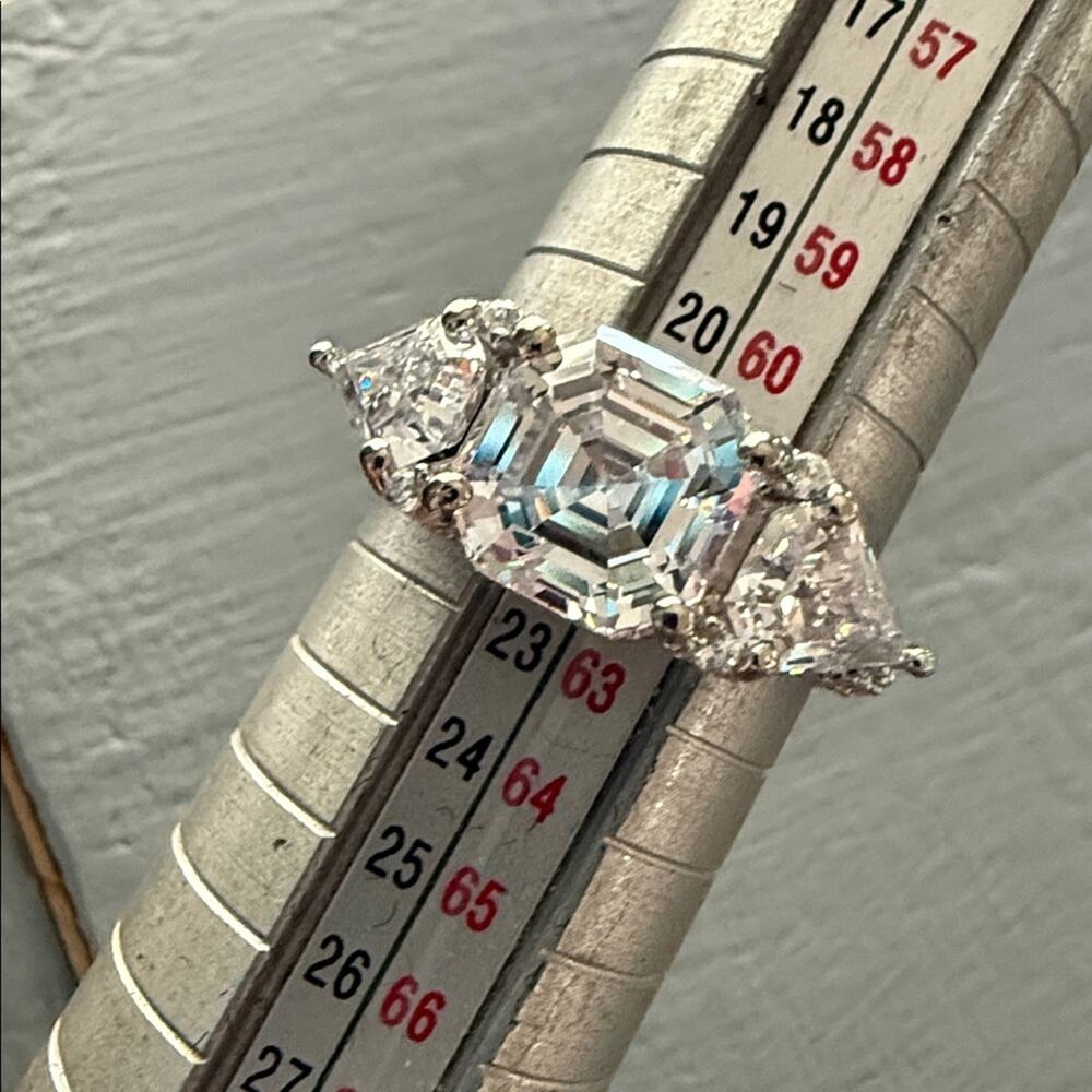 Judith Ripka 925 Sterling Silver Ring Size 10 NEW